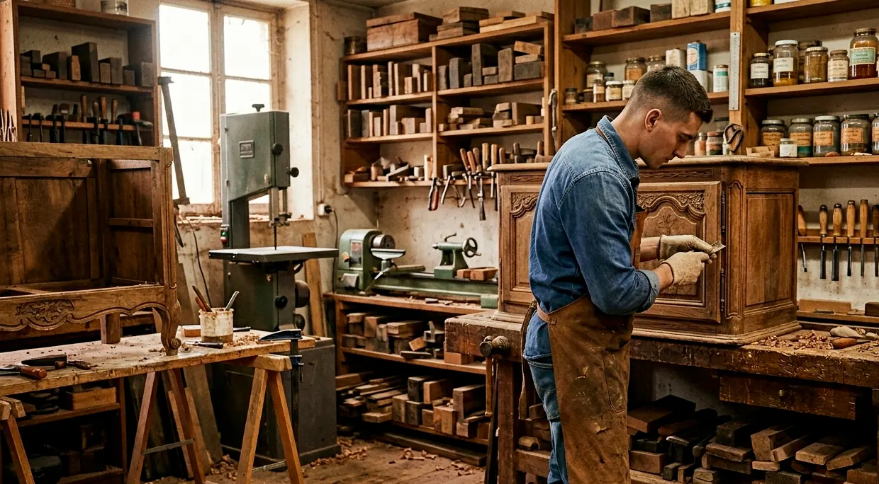 Atelier de restauration de meubles anciens Le Temps des Meubles
